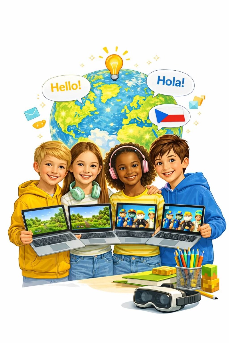 Moderní vzdělávání zaměřené na digitální dovednosti a programování.